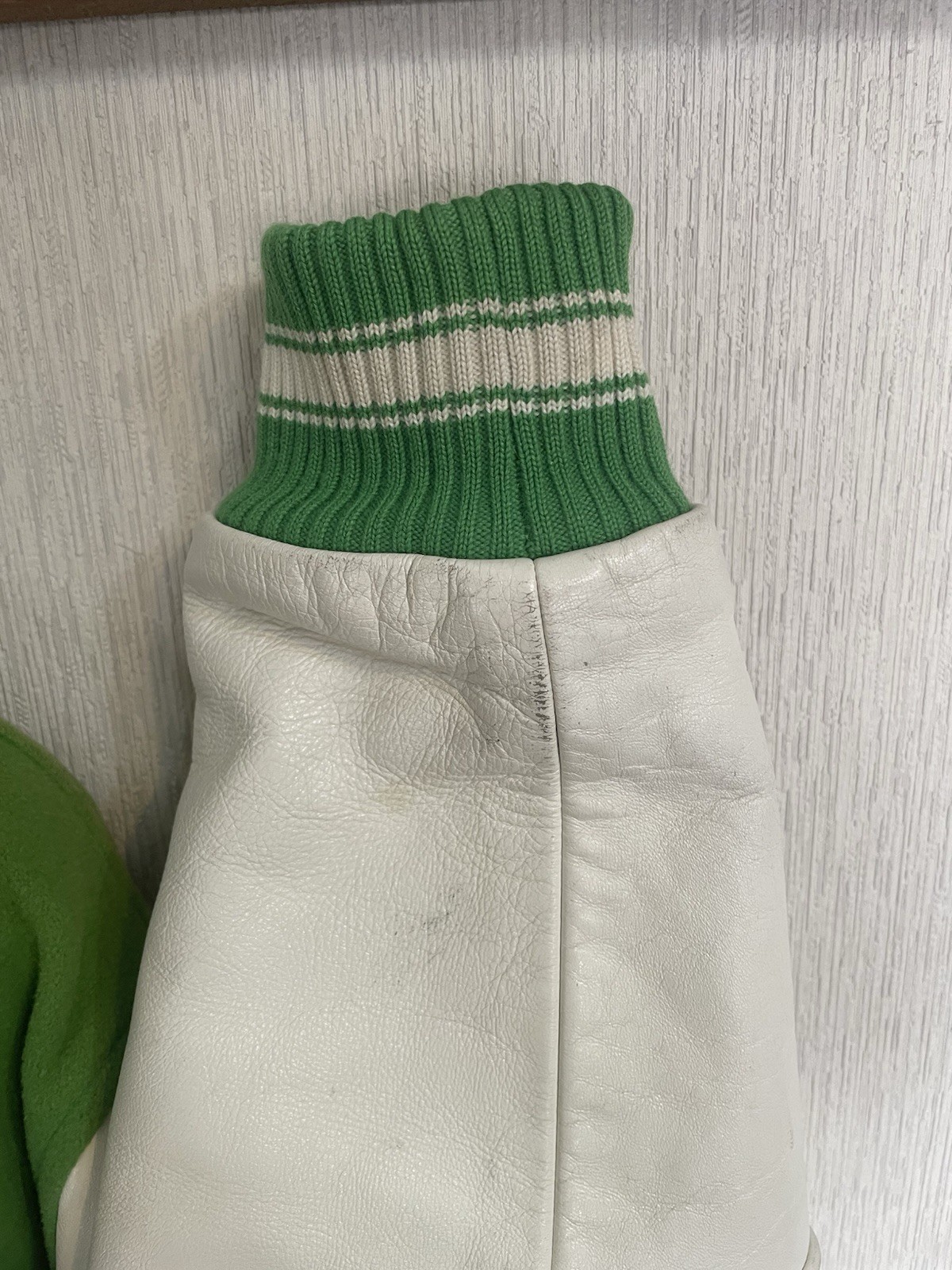 LACOSTE Vintage Varsity Jacket  Real Leather Sleeves  Size 5(L-XL) image 7