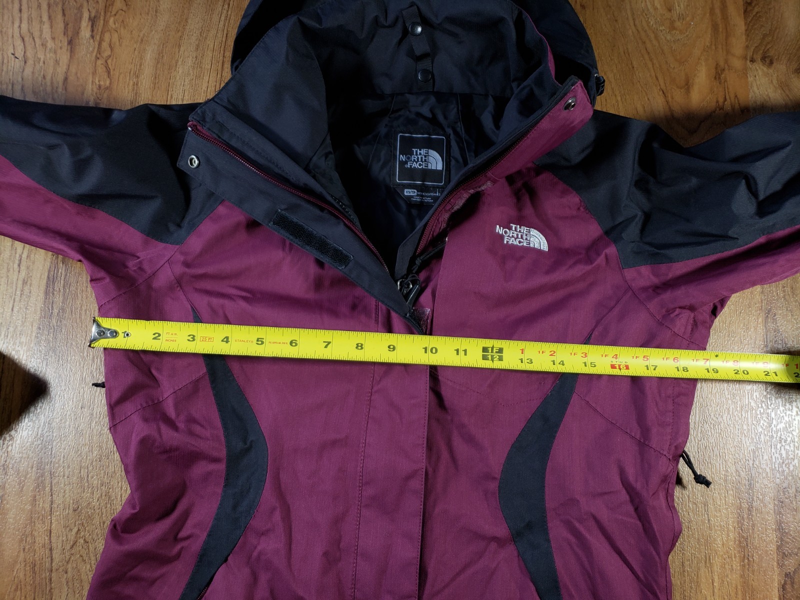 THE NORTH FACE Shell Jacket Maroon Womens size XS… - image 3