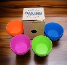 Silicone Cupcake Baking Cups 20 Pack, Reusable Non-Stick Muffin Cupcake Liners