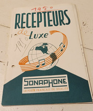 1950 ancienne publicite prospectus radio elphora telefunken tourne disque
