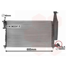 Van Wezel Motorkühler für Citroen Berlingo Peugeot Partner