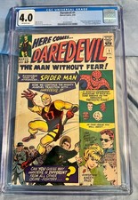 Daredevil 1 1964 CGC 4.0   Silver Age   Origin  1st Daredevil