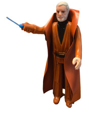 Vintage Kenner Star Wars Obi-Wan Kenobi Old Ben Figure w/ Saber & Cape 1977