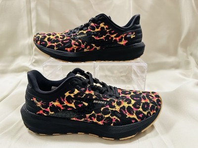 Brooks Launch GTS 9 Leopard Print Running Shoes Women's Size 7.5