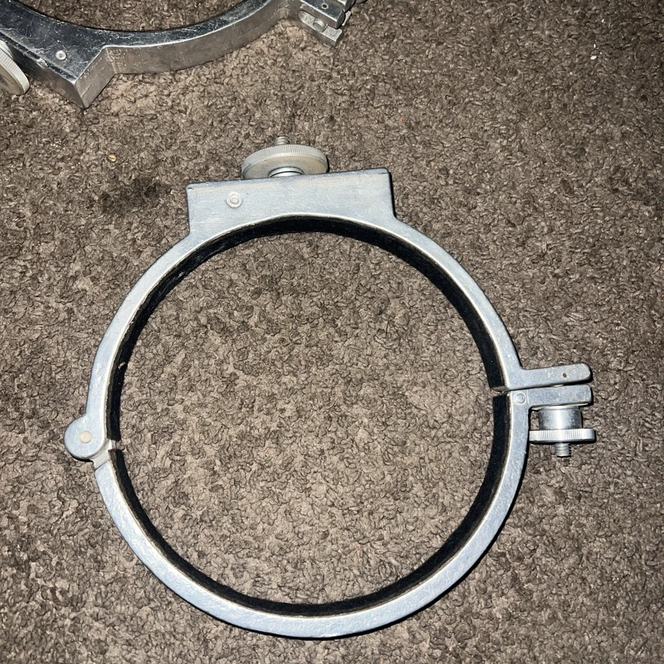 Meade telescope reflector equatorial 826 8-inch aluminum tube cradles Mount Ring - Image 2 of 3