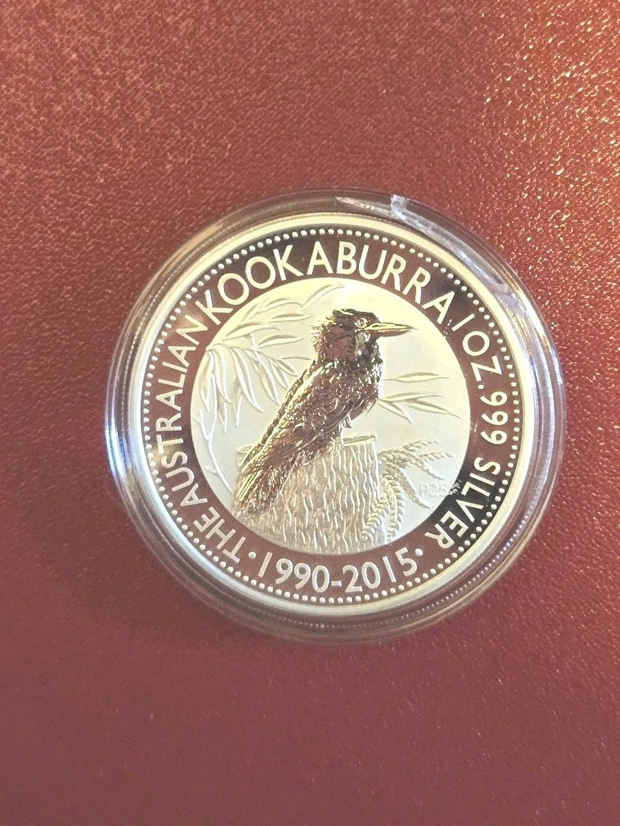 Australian Kookaburra 1 oz Precious Metal Content per Unit 2015