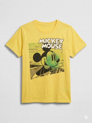 Shirt - Disney - Mickey Mouse - Größe XL - Gelb - Neu mit Etikett 