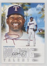 2025 Topps X Bob Ross The Joy of Baseball Titanium White /35 Kumar Rocker 13ql
