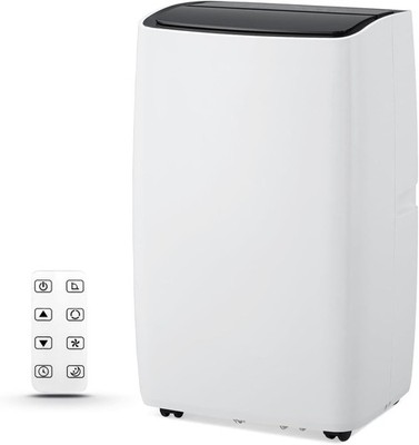 14000 BTU Portable Air Conditioner Heater Dehumidifier 4-in-1 750 Sq Ft AC