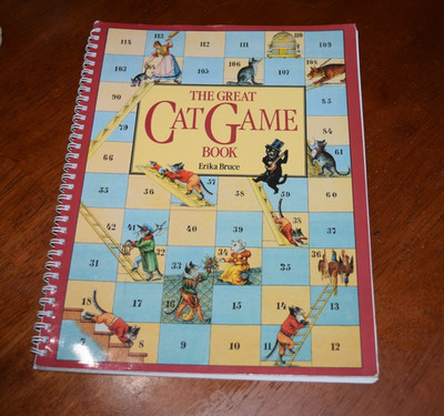 NOS The Great Cat Game Book by Erica Bruce Vintage 1985 Spiral Bound Rare NEW