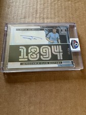 2022-23 Panini Impeccable Premier League  Kevin De Bruyne Club History Auto /94 