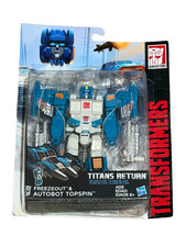 Transformers Titans Return Autobot Topspin & Freezeout Generations Deluxe New