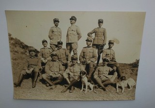 F224 FOTO ORIGINALE GUERRA DI LIBIA UFFICIALI CACCIATORI D'AFRICA
