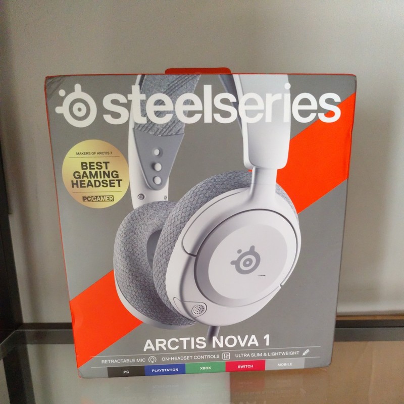 SteelSeries Arctis Nova 1 Over-Ear Gaming Headset - White