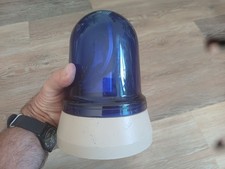 Bosch Blue Rotating Beacon For Classic Vehicles Incl Landrover