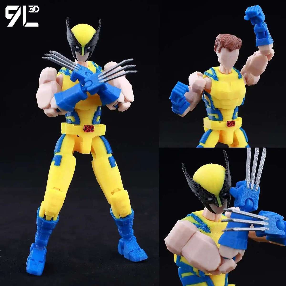 9L3D T13 X-Men Wolverine 1/12 LUCKY13 Multi-Jointed Action Figure