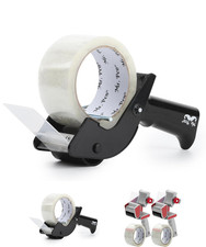 - Heavy Duty Packing Tape Dispenser Gun, 2 Inch Includes 1 Clear Tape Roll, Ha