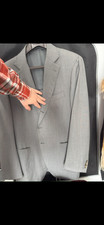 luigi borrelli full canvas surgeon cuffs napolitan shoulders sport coat