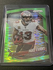 2025 Panini Prizm #225 Mike Evans Neon Green Pulsar