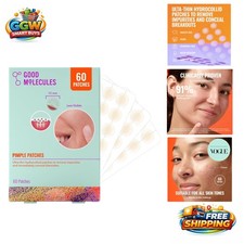 Hydrocolloid Acne Spot Treatment Patches - 60 Invisible, Patches