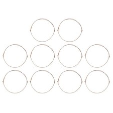 10Pcs Leather Necklace Cord Adjustable Double Knotted Rope 2mm Yellow