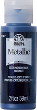 FolkArt Metallic Acrylic Craft Paint, 2 Fl Oz Pack of 1 , Midnight Blue