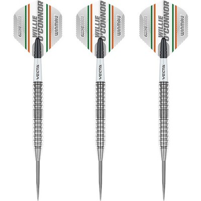 Winmau Steeldarts Willie O'Connor Magpie 90% Tungsten Steeltip Dartpfeile NEU