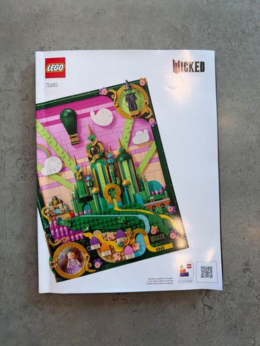 LEGO Wicked #75685 — Instruction Booklet Only