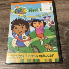 Dora the Explorer - Meet Diego! (DVD, 2003) Nick Jr. Region 1 NEW SEALED OOP
