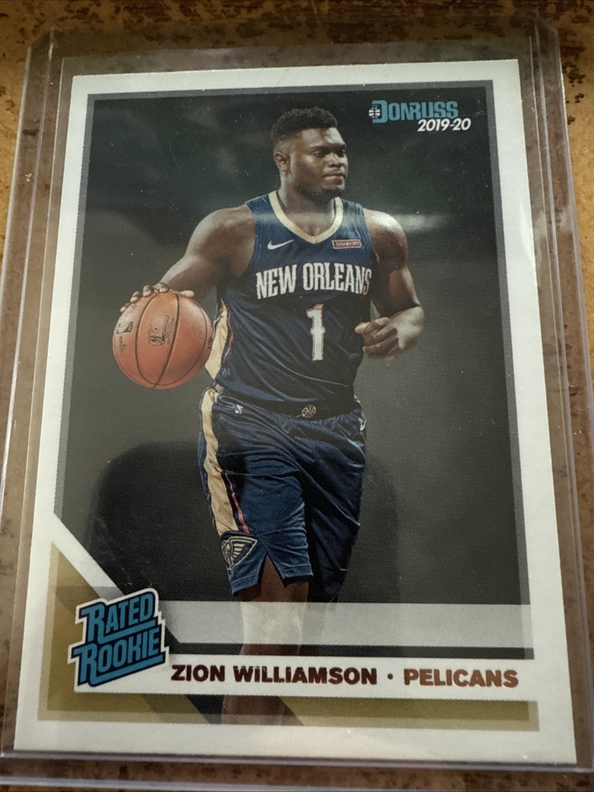 2019-20 Donruss Zion Williamson Rookie RC #201 New Orleans Pelicans NMMT Card