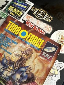 VTG Turbo Force Magazine Turbografx-CD January 1993 Vol. 3 TG-16 Dragon Slayer