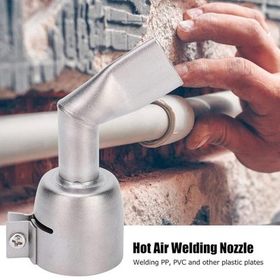 2Pcs 120 Degree Hot Air Gun Welding Nozzles Welding Heat Gun 20mm Flat Nozzle ]