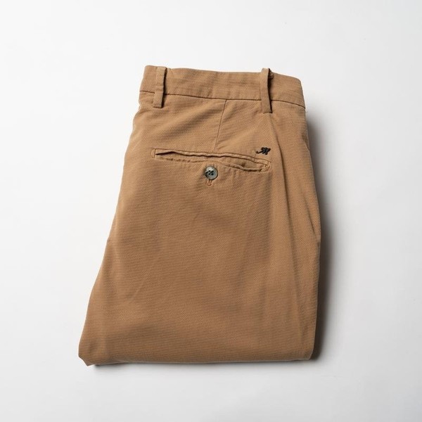 Men Mason's Trousers Brown Cotton 33 / L / 48