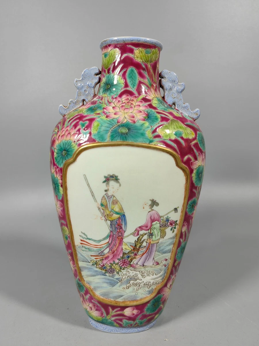 清朝瓷器在中国古董花瓶| eBay