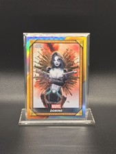 2025 Topps Chrome Deadpool Comic Book Gold Domino #2. Insert #CB-17. Free Ship