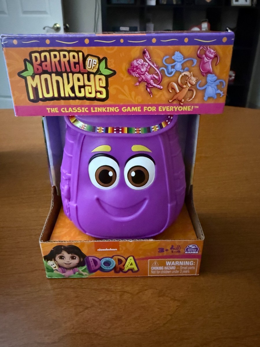 Spin Master Dora the Explorer Barrel of Monkeys Linking Game with