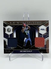 2019 Elements Of Success DK Metcalf RC  Game Used Football Patch /99 Seahawks