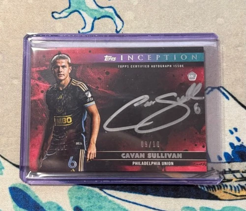 2025 TOPPS MLS INCEPTION CAVAN SULLIVAN PHILADELPHIA UNION ROOKIE ON CARD AUTO