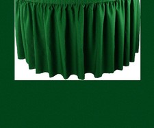 14' HUNTER PREMIUM FLAME RETARDANT TABLE SKIRTS - FIRE RESISTANT TABLE SKIRTING