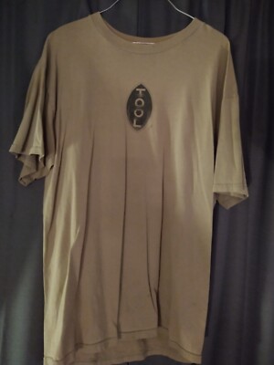 Tool Band Vintage 1995 T Shirt Giant Brand Tan Brown *RARE* | eBay