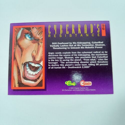 1993 Classic Deathwatch 2000 Cyberrad's Resistance #96 - Picture 2 of 2