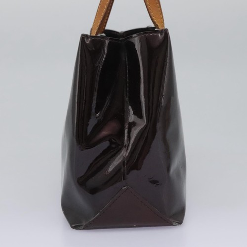 LOUIS VUITTON Monogram Vernis Reade PM Hand Bag Amarante M91993 LV Auth BD297 - Picture 4 of 21