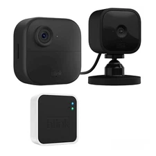 Blink Outdoor 4 2 Camera Home Security System with Mini Indoor & Sync Module 2