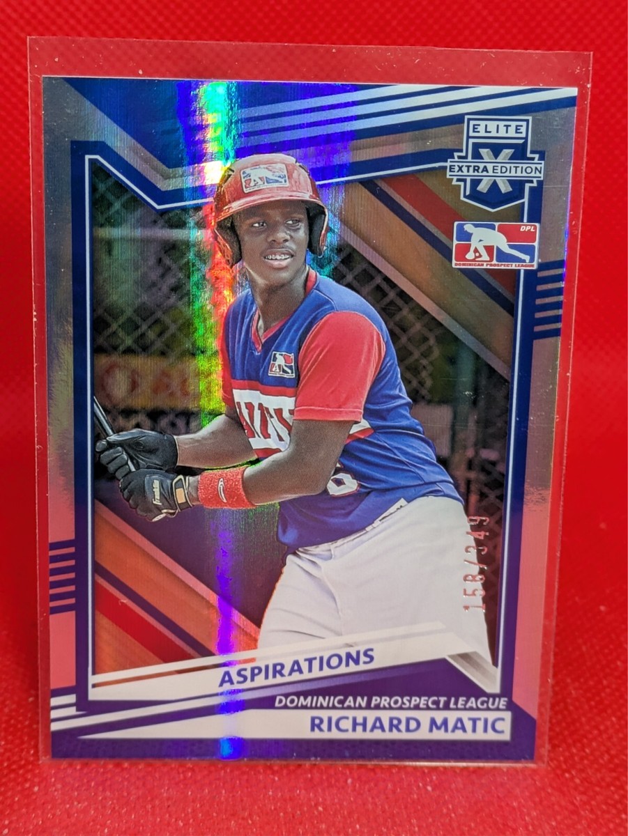 2022 Panini Elite Extra Edition Aspirations Blue /349 Richard Matic #189 |  eBay