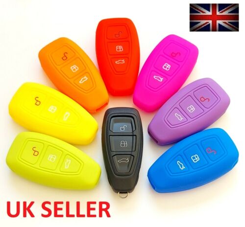 KEY COVER FOR FORD B C S MAX GALAXY KUGA REMOTE SMART KEYLESS 3 BUTTON CASE 3 - Picture 1 of 11
