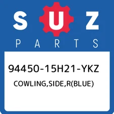94450-15H21-YKZ Suzuki Cowling,side,r(blue) 9445015H21YKZ, New Genuine OEM Part