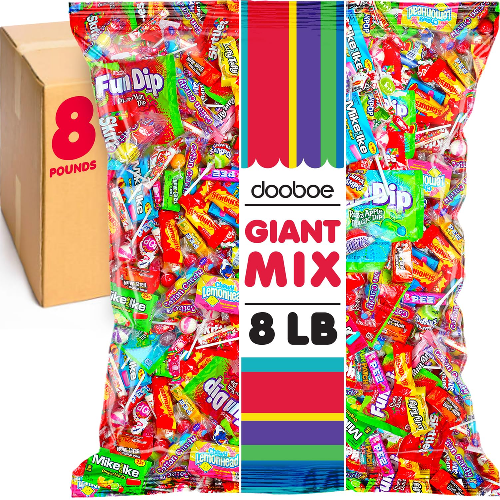Candy Bulk - 8 Pounds - Parade Bulk Candy - Bulk Candy Individually Wrapped - Pi