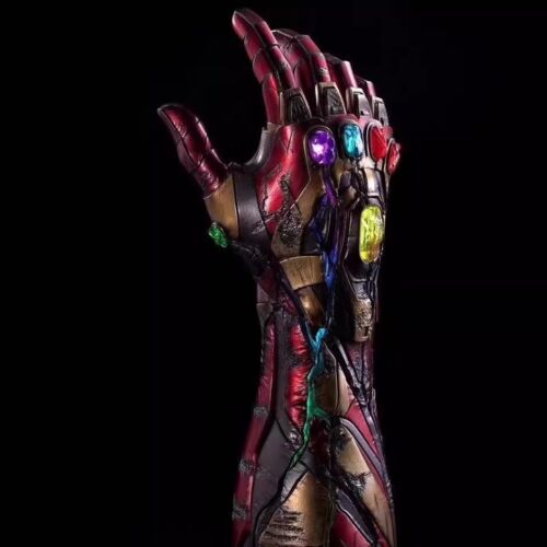 1:1 Replica Iron Man MK85 Battle Damage Nano Gauntlet Infinite LED Handschuhe Spielzeug - Bild 2 von 10