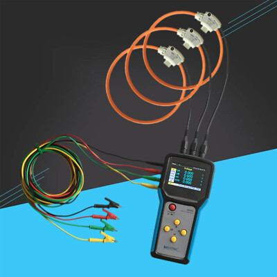 ME435 Digital Multimeter Three-phase Energy Meter Data Logger W/Rogowski Coil