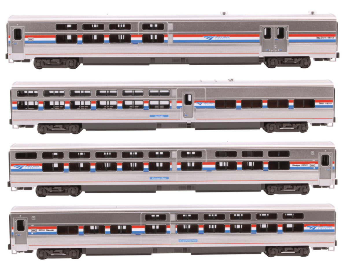 KATO 106-8004 Amtrak Viewliner Ⅱ 4両 Kato 106-8004 N Scale Phase III Amtrak Viewliner II 4 Car Set | eBay